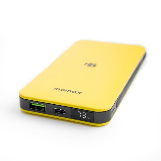 Picture of Momax TOUCH 2 Wireless Battery Pack 10000mAh + Magnetic Wallet Card - Yellow