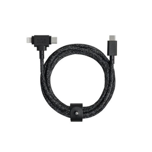 Picture of Native Union Belt Cable Duo USB-C to USB-C/Lightning 1.8M - Cosmos