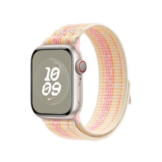 Picture of Apple Nike Sport Loop for Apple Watch 41/40/38mm - Starlight/Pink