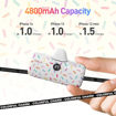 Picture of iWalk Linkme Pro Fast Charge 4800mAh Pocket Battery Lightning With Battery Display - White Pattern