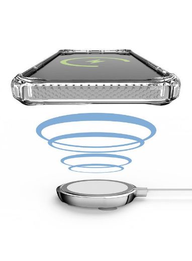 Picture of Itskins Supreme Clear Case Compatible With Magsafe iPhone 15 Pro Max - Transparent