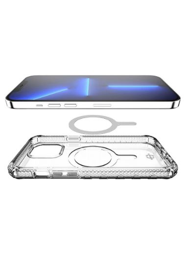 Picture of Itskins Supreme Clear Case Compatible With Magsafe iPhone 15 Pro Max - Transparent