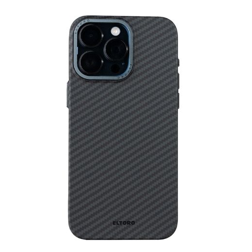 Picture of Eltoro Magsafe Iron Carbon Case for iPhone 15 Pro Max - Black