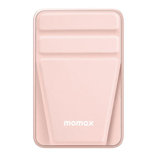 Picture of Momax Q.Mag Power15 Magnetic Wireless Battery Pack with Stand 10000mAh - Pink