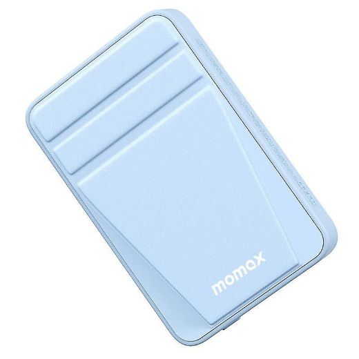 Picture of Momax Q.Mag Power15 Magnetic Wireless Battery Pack with Stand 10000mAh - Blue