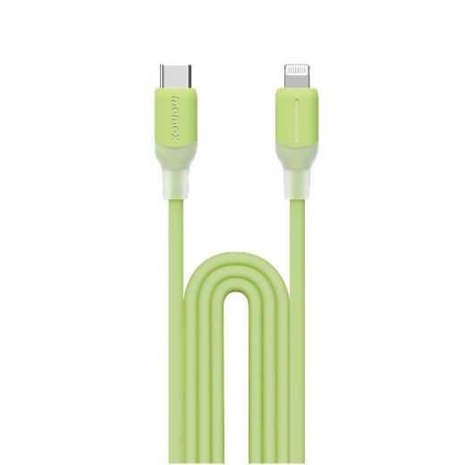 Picture of Momax Link USB-C to Lightning Cable Support 35W 1.2M - Green