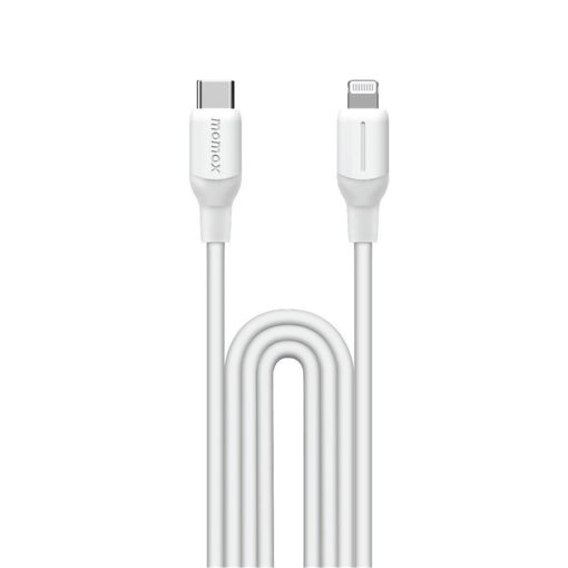 Picture of Momax Link USB-C to Lightning Cable Support 35W 1.2M - White