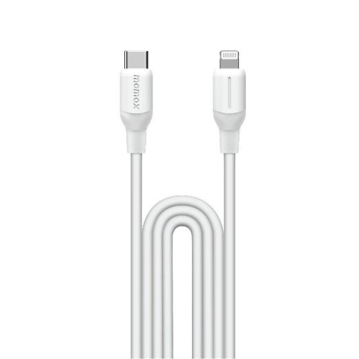 Picture of Momax Link USB-C to Lightning Cable Support 35W 1.2M - White