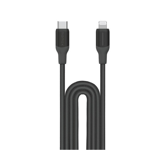 Picture of Momax Link USB-C to Lightning Cable Support 35W 2M - Black