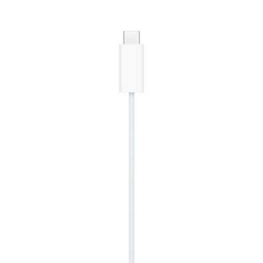 Picture of Apple Watch Magnetic Fast Charger WOVEN  to USB-C Cable 1M - White