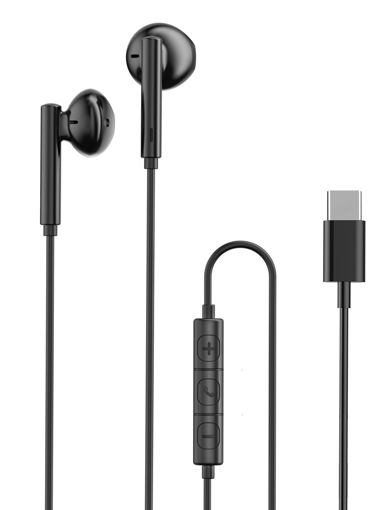 Picture of Ravpower TypeC Wire Earbuds G-Vsn - Black