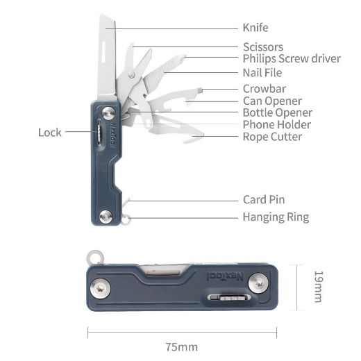 Picture of NexTool Multi Functional Knife - Blue