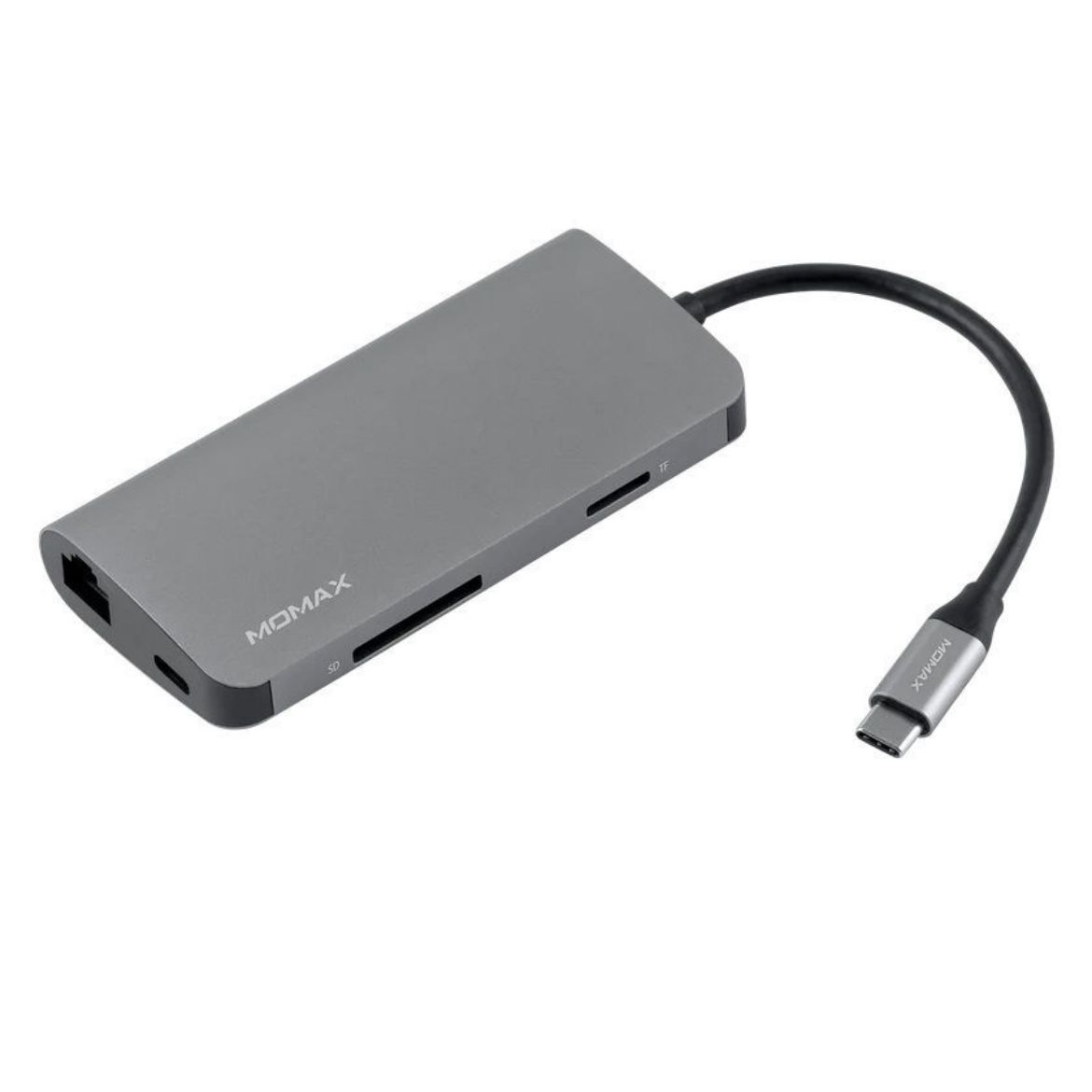 Picture of Momax One Link 8 in 1 Mutil-Funtion USB-C hub - Titanium