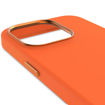 Picture of Decoded AntiMicrobial Silicone Magsafe Case for iPhone 15 Pro - Apricot
