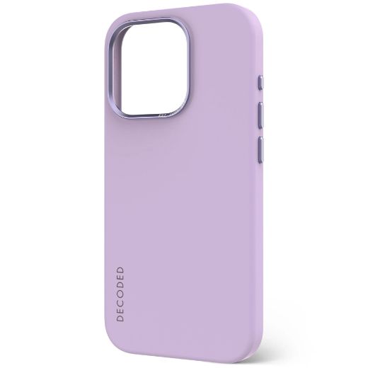 Picture of Decoded AntiMicrobial Silicone Magsafe Case for iPhone 15 Pro - Lavender