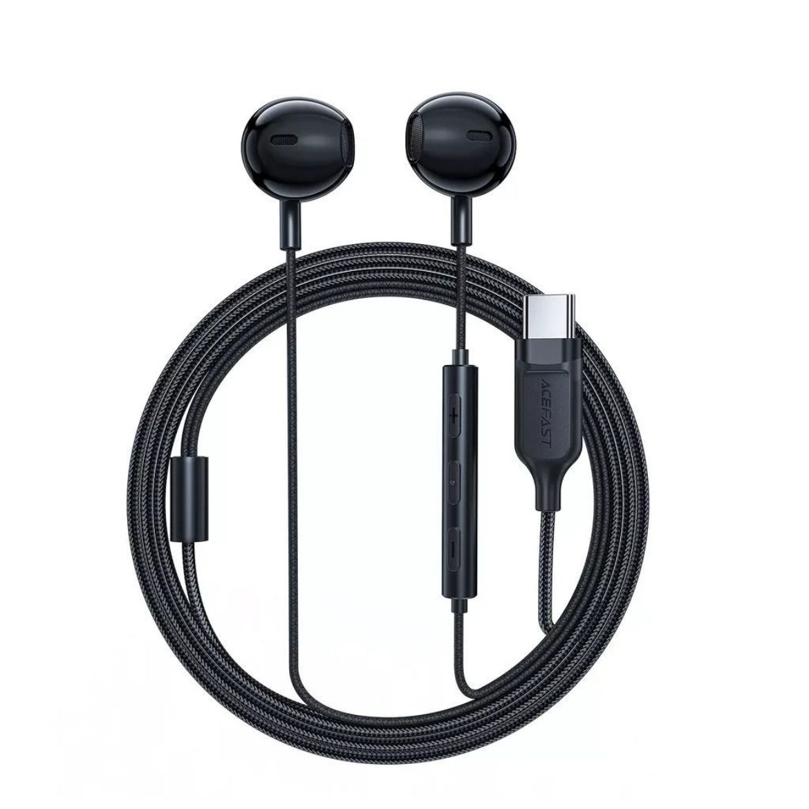 Picture of AceFast  USB-C Wired Earphones - Black