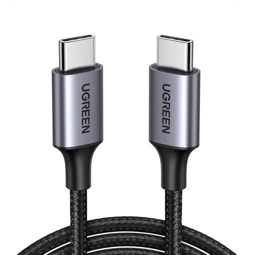 Picture of Ugreen USB-C to USB-C Nickel Plating Aluminum Shell Cable 2M - Gray Black