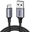 Picture of Ugreen USB-A to USB-C Nickel Plating Aluminum Braid Cable 1M - Black
