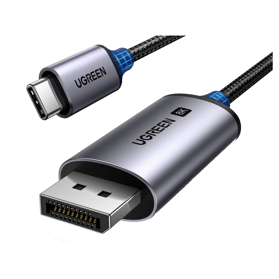 Picture of Ugreen USB-C to DisplayPort 8K Cable 1M - Black