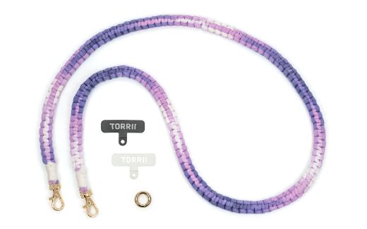 Picture of Torrii Knotty Braided Crossbody Strap - Gradient Purple