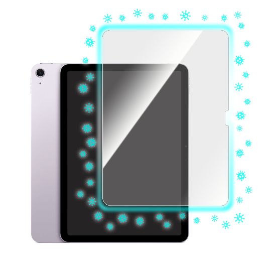 Picture of Torrii Bodyglass Anti-bacterial Glass Screen Protector for iPad Air 11-in (M2) & iPad 10th (10.9) - Clear