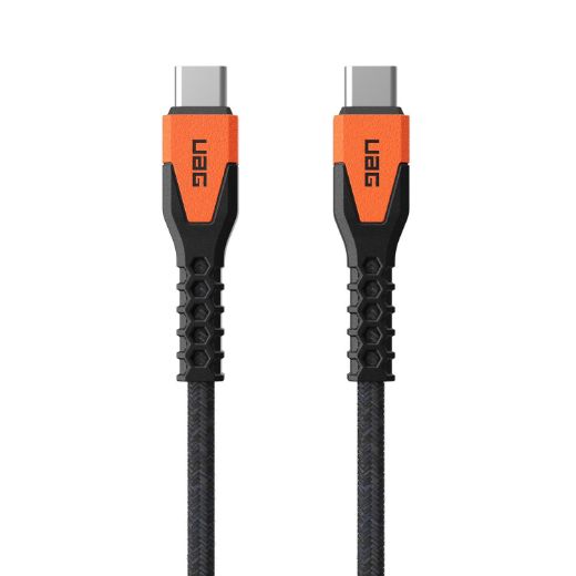 Picture of UAG USB-C to USB-C Cable 1.5M - Black/Orange