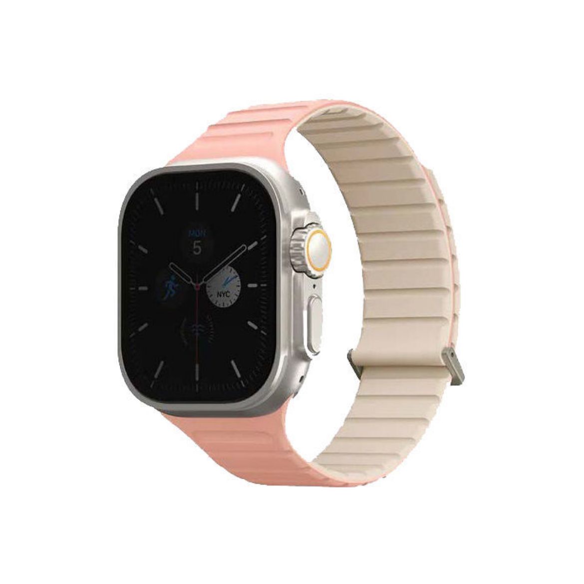 Picture of Uniq Revix Evo Reversible Magnetic Apple Watch Strap 41/40/38mm - Crepe Pink / Ivory
