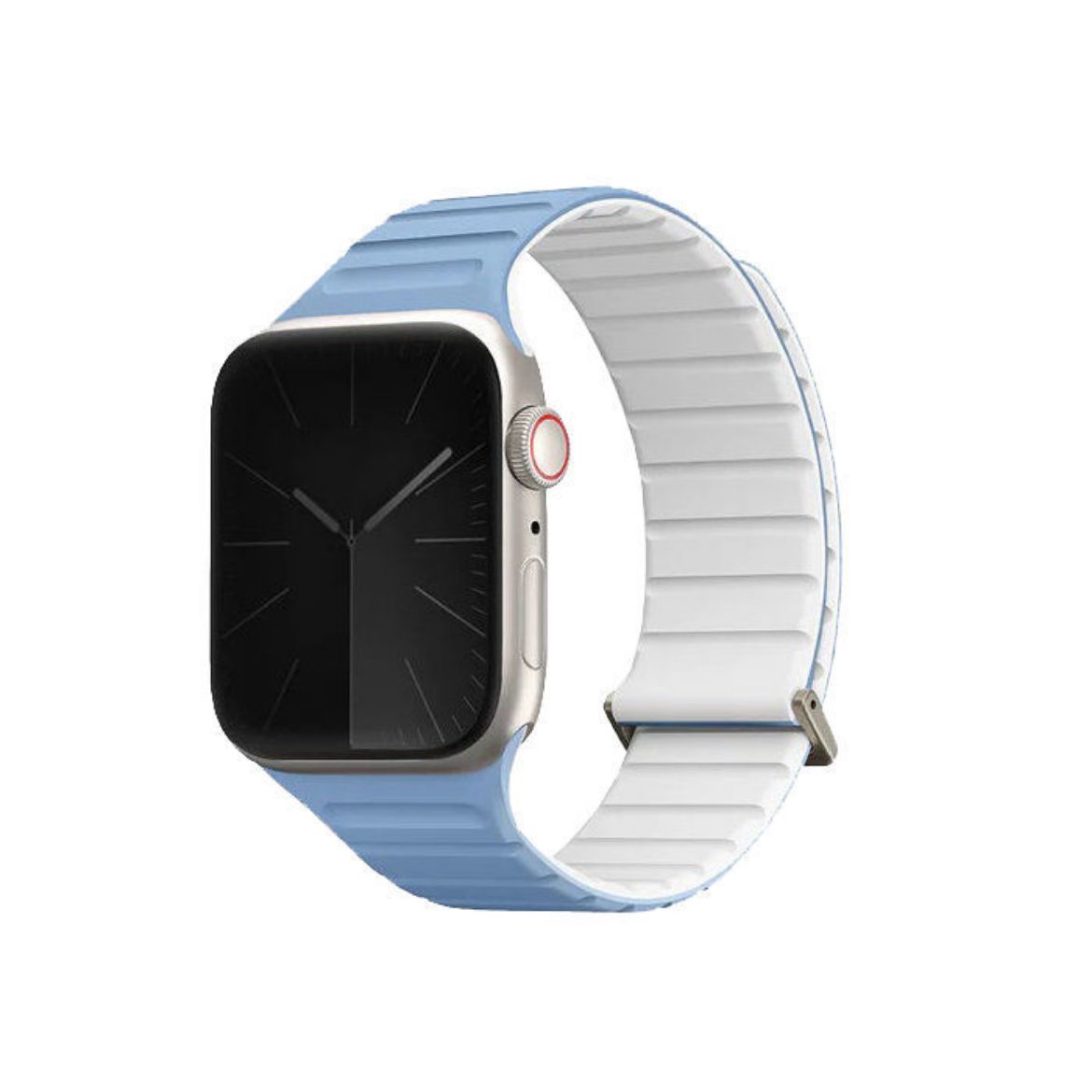 Picture of Uniq Revix Evo Reversible Magnetic Apple Watch Strap 41/40/38mm - Powder Blue / White