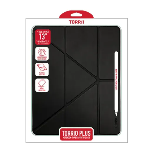 Picture of Torrii Torrio Plus Case for iPad Air 11-inch 2024/iPad Pro 11-inch (1/2/3/4 Gen)/iPad Air (4/5/6Gen) - Black