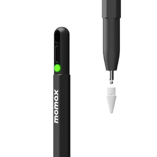 Picture of Momax MagLink Pop Magnetic Active Stylus Pen - Black