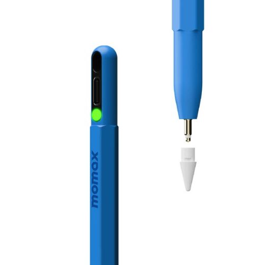 Picture of Momax MagLink Pop Magnetic Active Stylus Pen - Blue