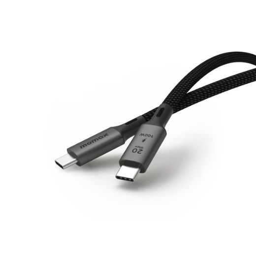 Picture of Momax Elite 100W USB-C USB3.2 Gen Cable 1M - Black