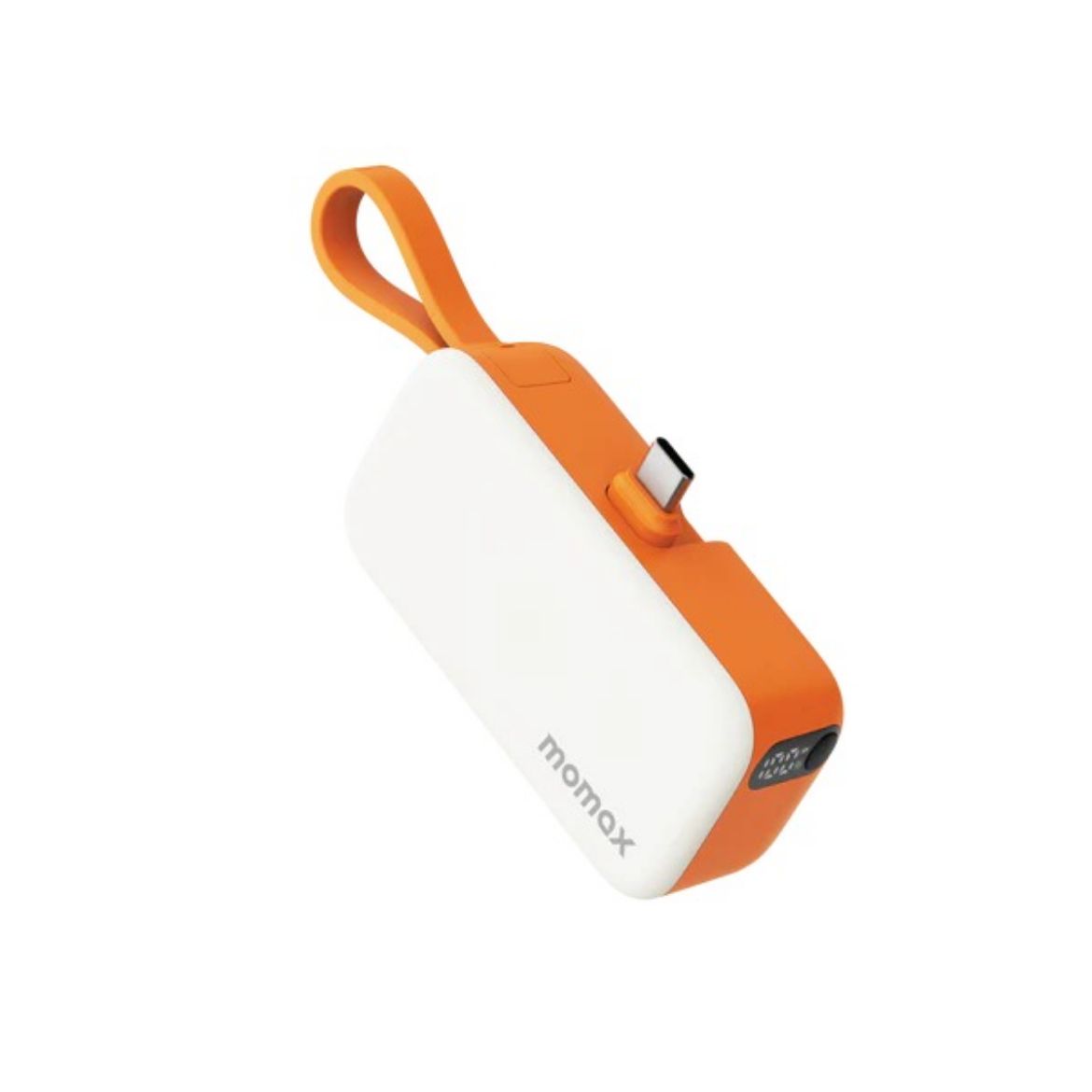 Picture of Momax 1-Power Mini 5000mAh Bulit-in Foldable USB-C Battery Pack - Orange