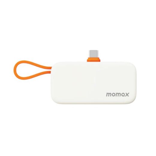 Picture of Momax 1-Power Mini 5000mAh Bulit-in Foldable USB-C Battery Pack - Orange