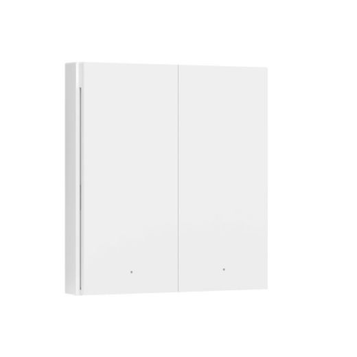 Picture of Aqara Smart Wall Switch H1 (No Neutral, Double Rocker) - White