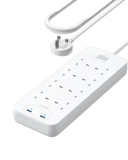 Picture of Anker 342 USB Power Strip 8 in 1 - White