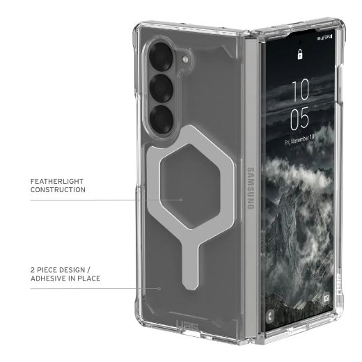 Picture of UAG Plyo Pro Case for Samsung Galaxy Z Fold 6 - Ice/Silver