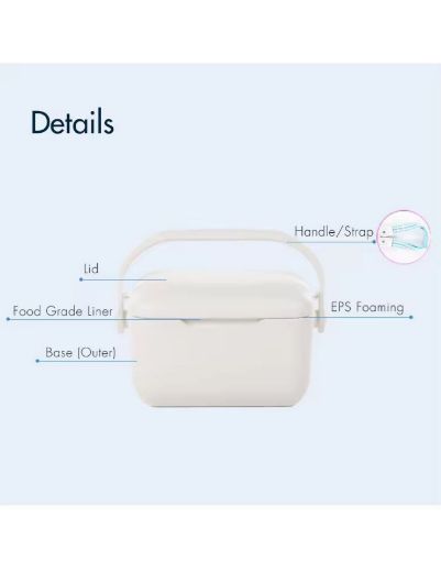 Picture of IceMaster Cooler Box 12L with Handle and Strap Portable - White