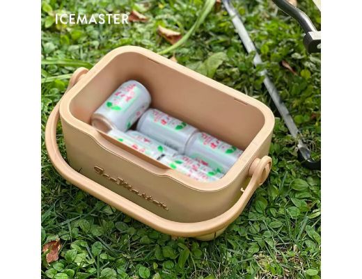 Picture of IceMaster Cooler Box 12L with Handle and Strap Portable - Tan