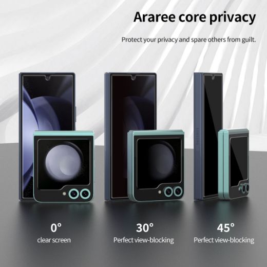 Picture of Araree Core Front Screen Tempered Glass for Galaxy Z Flip 6 - Privacy