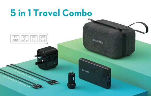 Picture of Ravpower 5in1 Travel Premium Combo - Black