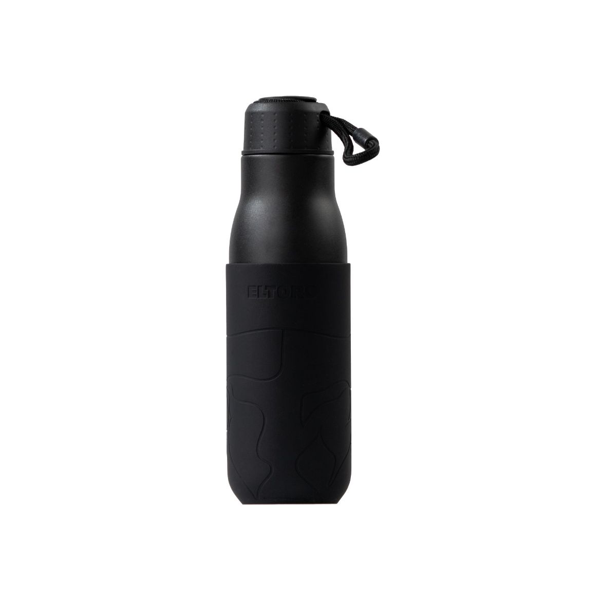 Picture of Eltoro Stainless Steel Bottle 500ml Black with Black Sleeve - Black