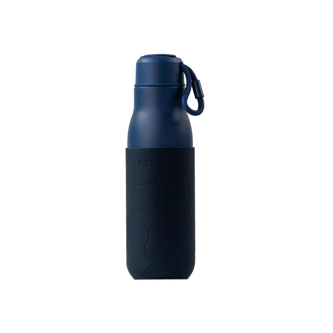 Picture of Eltoro Stainless Steel Bottle 500ml Navy with Navy Sleeve - Navy