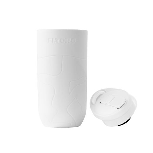 Picture of Eltoro Bottle Sleeve With Straw Lid - White