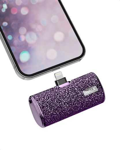 Picture of iWalk Pocket Battery 4500mAh Lightning Charger - Diamond Purple