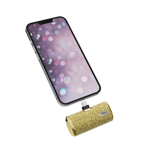 Picture of iWalk Pocket Battery 4500mAh Lightning Charger - Diamond Gold