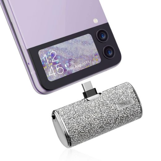 Picture of iWalk Pocket Battery 4500mAh Type-C Charger - Diamond Silver