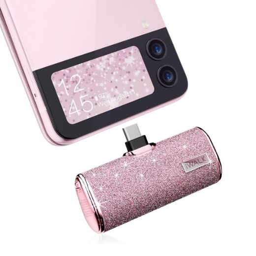 Picture of iWalk Pocket Battery 4500mAh Type-C Charger - Diamond Pink