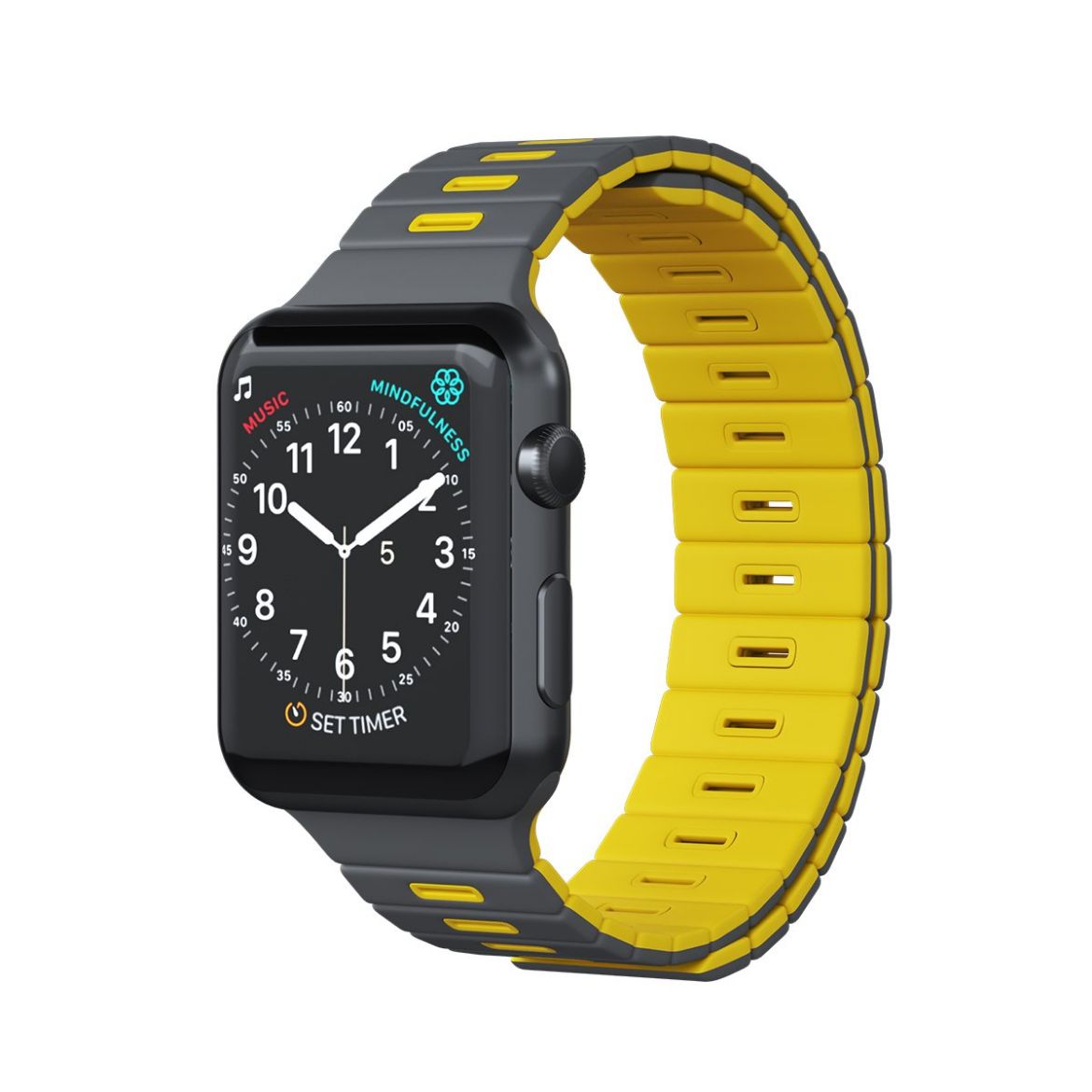 Picture of Goui iWatch Magnetic Band 42/44/45mm - Grey/Yellow