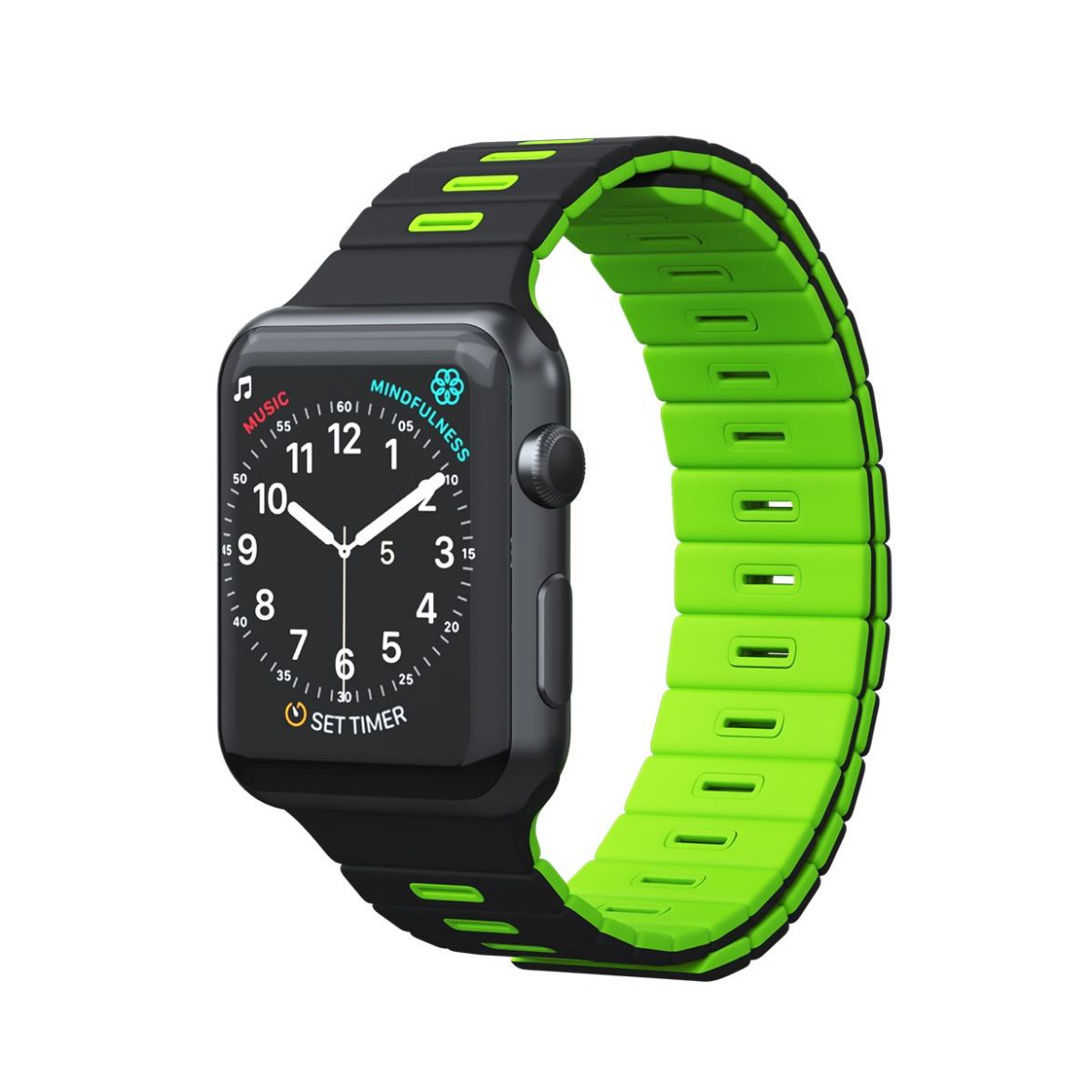 Picture of Goui iWatch Magnetic Band 42/44/45mm - Black/Green